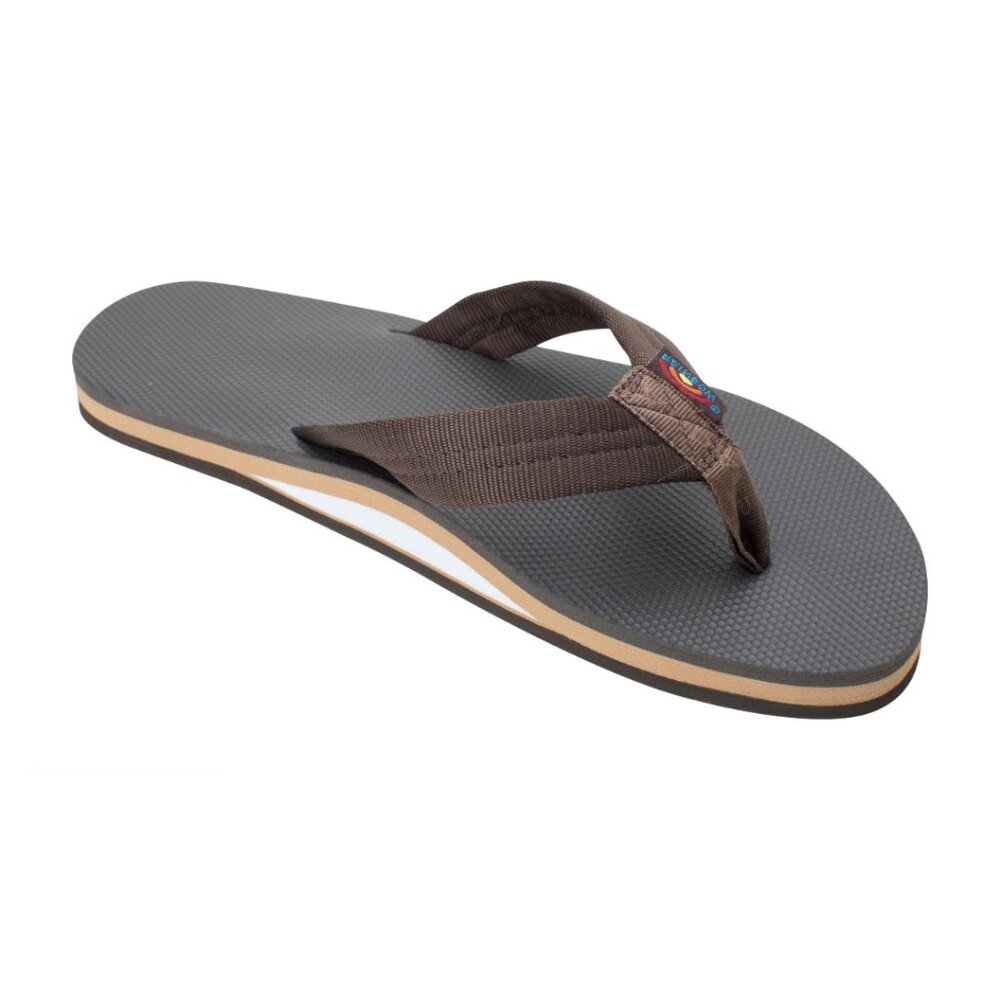 Rainbow Sandals Men's Classic Rubber - Single Layer Soft Top- EVA Rubber Filled
